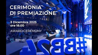 AWARD CEREMONY Boldbrain Startup Challenge 2025 - CERIMONIA DI PREMIAZIONE 2025