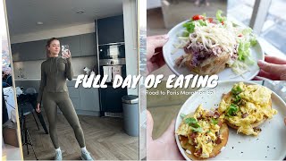 FULL DAY OF EATING | Training for a marathon | Marathon Training Ep.1