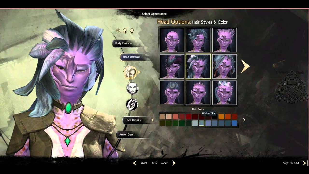 Guild wars create female  sylvary