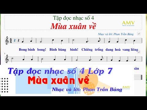 Video Tập đọc nhạc số 4 Lớp 7 | âm nhạc 7 - youtube