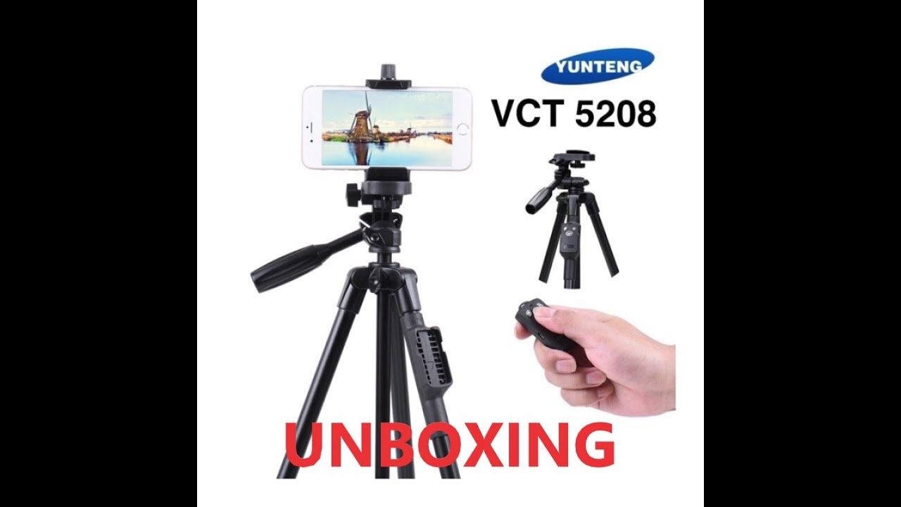 VCT-5208 Tripod With Bluetooth Remote For SMRTPH And DSLR