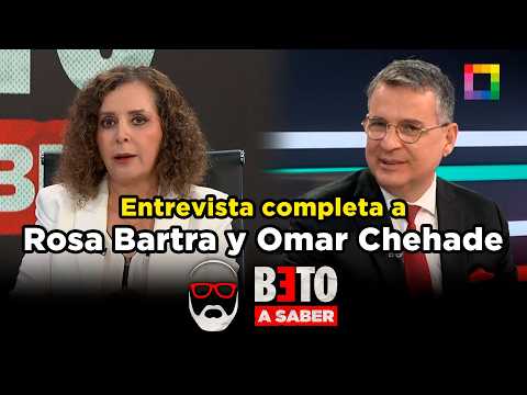 Beto a Saber - OCT 14 - FULL INTERVIEW WITH ROSA BARTRA AND OMAR CHEHADE | Willax