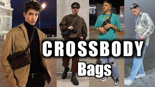 How To style Crossbody Bags Men | Sling Bag Mens Fashion |