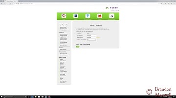 How To Setup Two Wireless Network Settings on a Telus T3200M router.