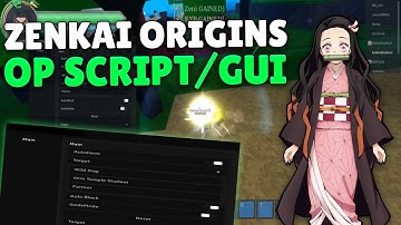 OP Zenkai Origins Script/GUI Hack: Auto Farm, God Mode, Auto Block (No Linkvertise)