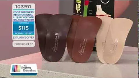 Foot Supports Leather at The Shopping Channel