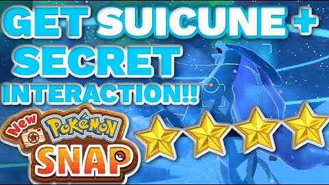 How To GET Suicune + Secret Interaction In New Pokemon Snap!!!