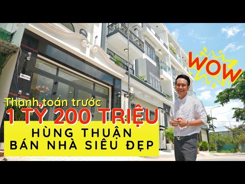 Video bán nhà 5x16m 1 trệt, 2 lầu, sân thượng TT 1 tỷ 200... - youtube