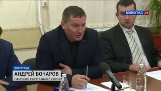 Визит губернатора в Палласовку