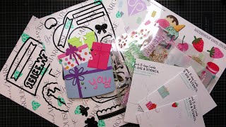 Diamond Press Shaped Birthday Cards Dies, Stamps & Stencil Kit Review Tutorial! SO Cute!