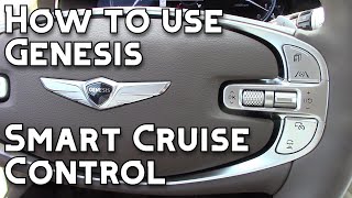How To Use Genesis Smart Cruise Control, Lane Following Assist and Highway Driving Assist