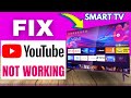 How To Fix Smart TV Youtube Not Working