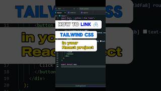 How to Link 🖇️ Tailwind CSS in React Project | CodingClash | #reactjs #tailwindcss #codelife