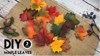 DIY🍁. Осенние кленовые листья из фоамирана.