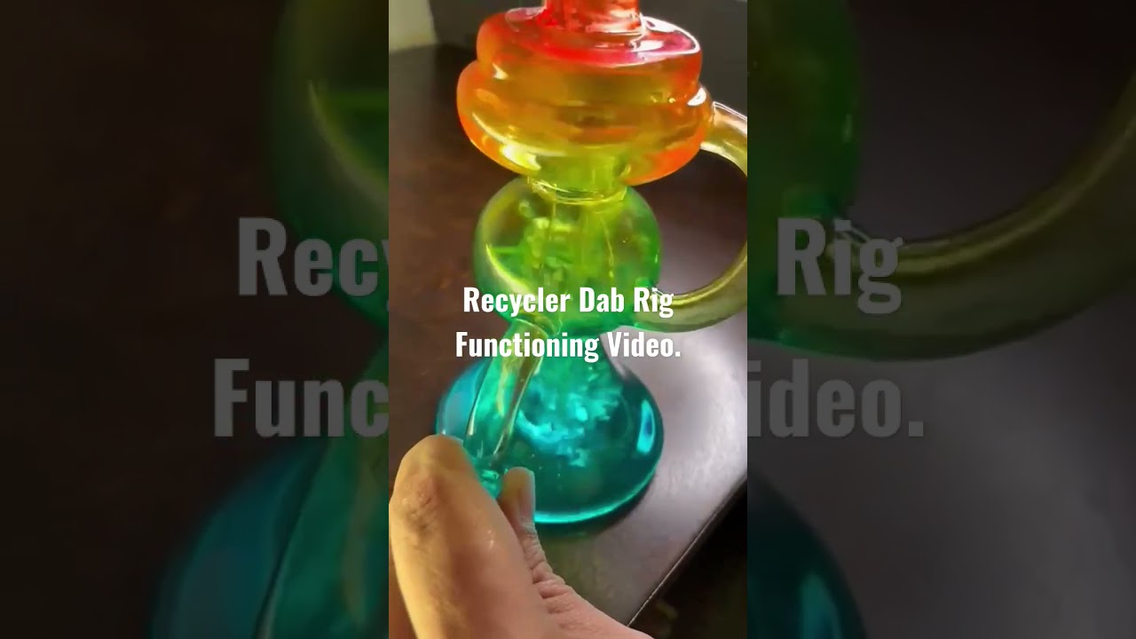 Recycler Dab Rig Functioning video.