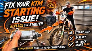 KTM electric start not working? Now fixed!