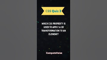 CSS QUIZ 3...!!  #shorts #css