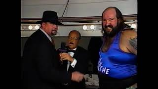 WCW SuperBrawl V - Gene Okerlund interviews Bubba Rogers & Avalanche (1995-02-19)