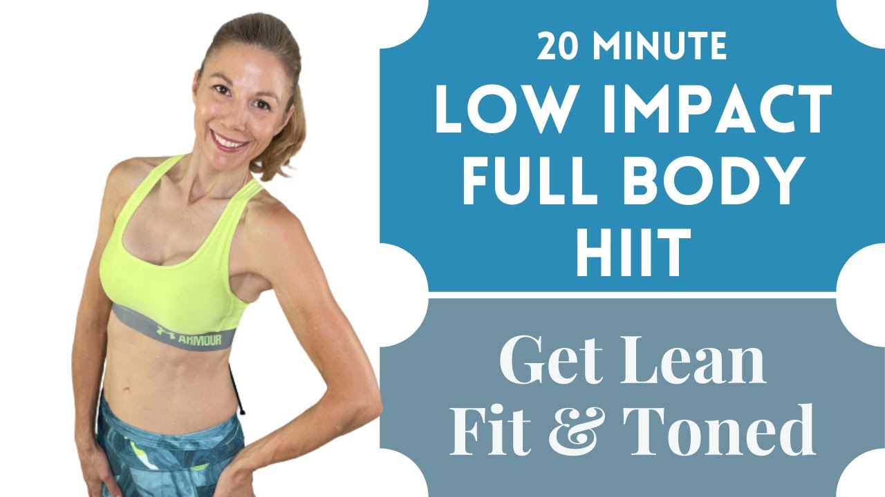 HIIT 154: LOW IMPACT / FULL BODY / FAT BURNING / 20 min HIIT (at home ...