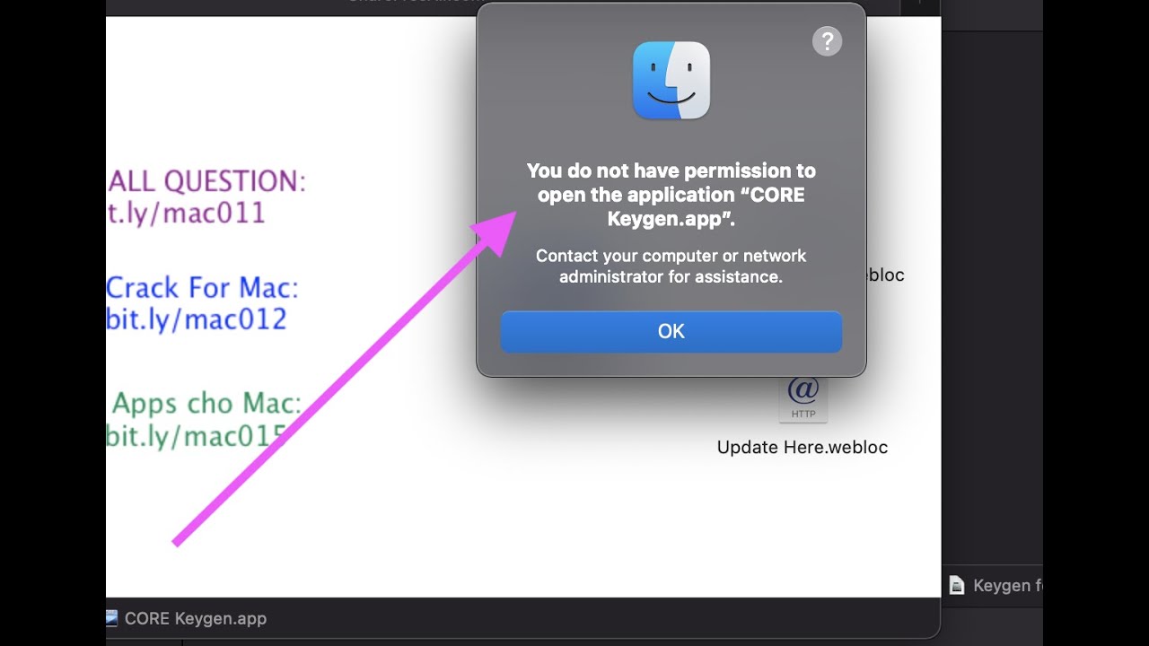 how to open core keygen mac mojave