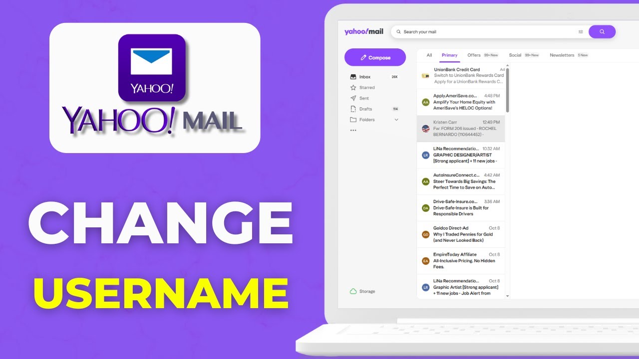 How To Change Yahoo Email Username 2025 - YouTube