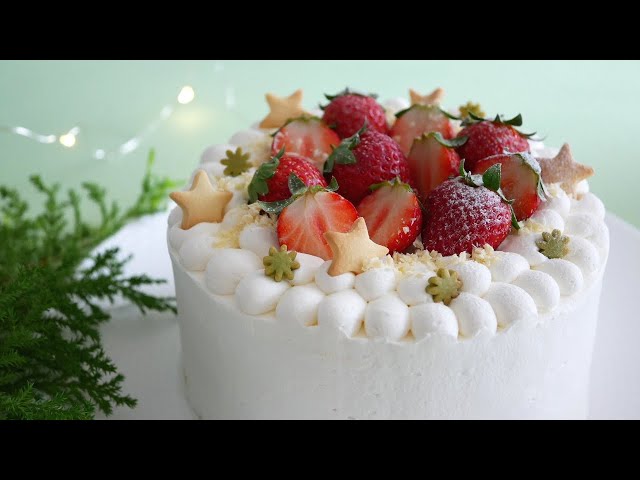 苺ティラミスっぽい冬のケーキ🍓 | Strawberry Sponge Cake - YouTube