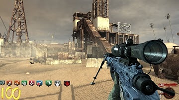 RUST ZOMBIES CUSTOM MAP - NO PERK LIMIT & INSANE MW2 GUNS! (World at War Custom Zombies Mod Part 1)