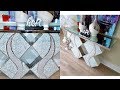 DIY 2 IN 1 BEADED TABLE AND VASE! QUICK AND EASY ROOM LUXURY DECOR!