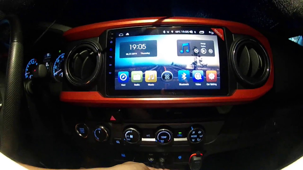 Tacoma TRD Sport 4x4 IYING Android Auto Apple Carplay Head Unit - YouTube