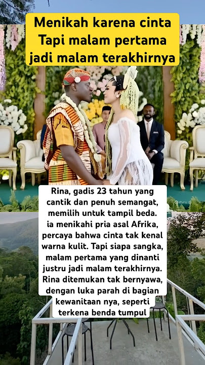 Menikah karena cinta, Tapi malam pertama jadi malam terakhirnya #viralvideo #menikah #trending