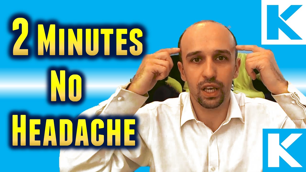 How To Get Rid Of Headache Or Migraine In 2 Minutes Or