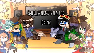 Empires/Hermitcraft react to Grian | Mcyt | 𝚇𝚒𝚗𝚎𝚖𝚊