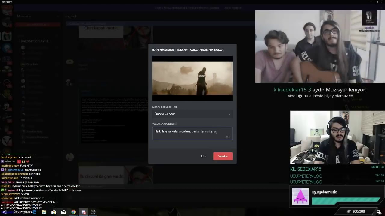 Kendine Muzisyen Discord Yayina El Koyuyor Youtube