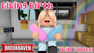 I Give Birth to a Twin Babies! *Family Roleplay* | Brookhaven Rp (Roblox)
