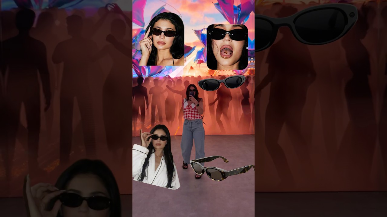 Thumbnail for Kylie Jenner x Meta Glasses. Which color should I get? #metaglasses #kyliejenner #kyliejennermeta
