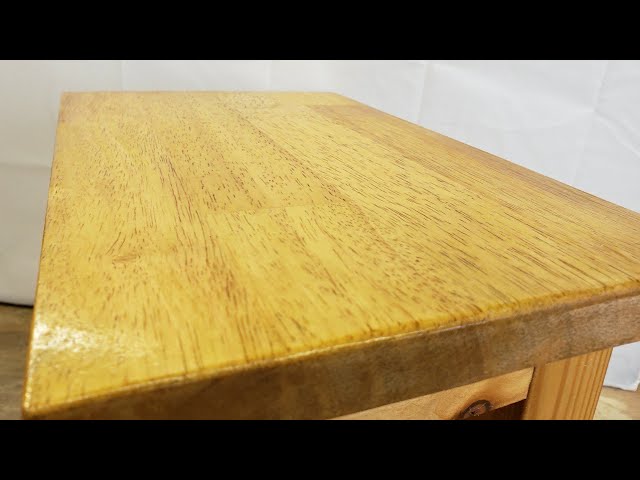 How to get a PERFECT FINISH on a table top | Woodworking 101 class=