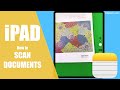 How to Scan Documents as PDF in Notes App - iPAD