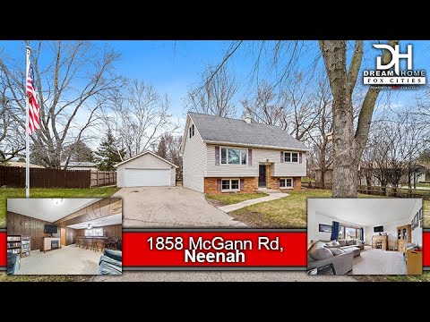 1858 MCGann Rd, Neenah, WI home video tour