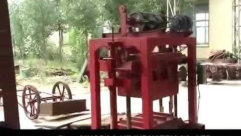 QT4-40 manual hollow concrete brick block making machine - Qingdao HF Industry Co.,Ltd