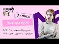 М.Е. Салтыков-Щедрин. «История одного города». Литература 8 класс. Видеоурок 13