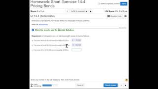 Short Exercise 14-4, Pricing Bonds, 13th Edition