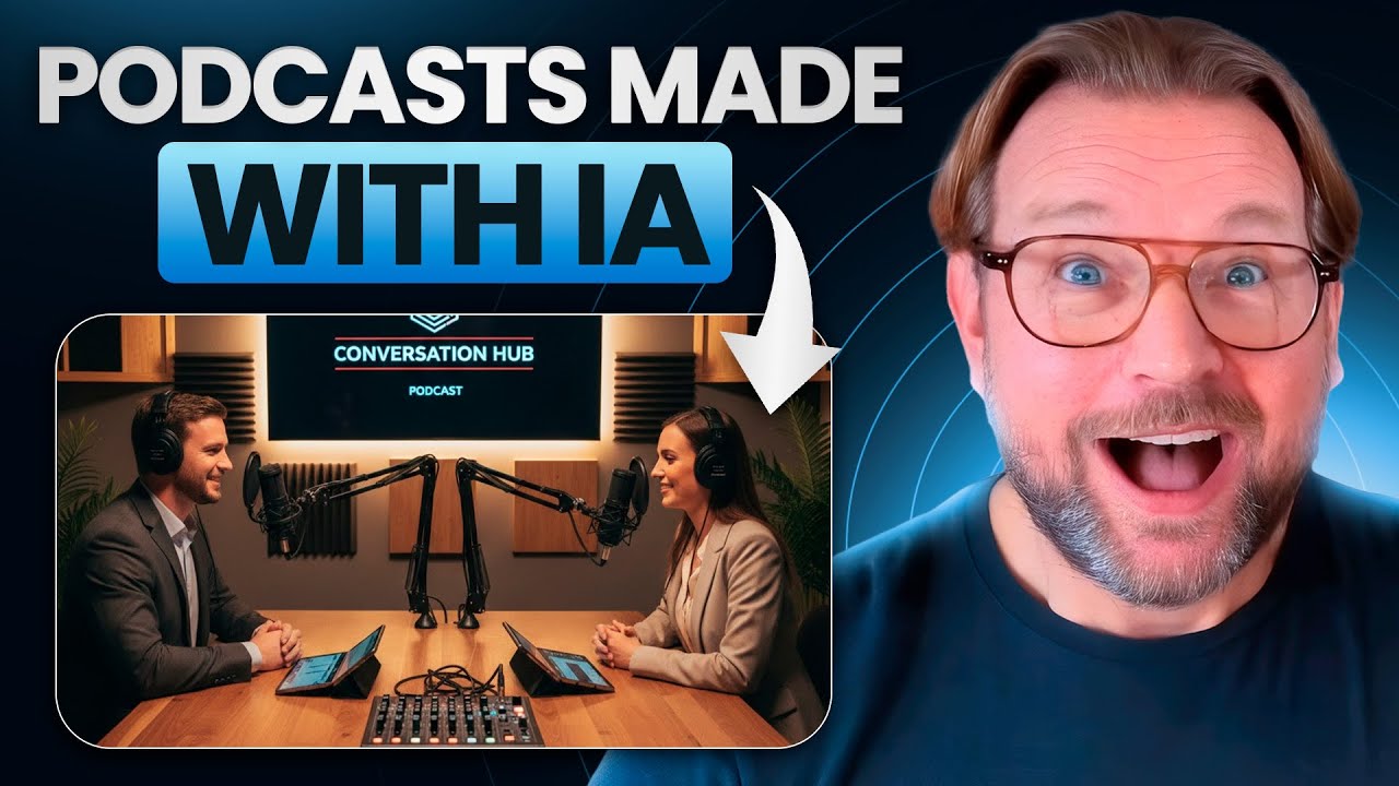 PodGorilla AI voice cloning interface showing podcast creation workflow