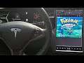 Playing Pokemon...On A TESLA?