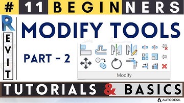 #11 Beginners / Modify Tools / Part 2 / Revit Tutorials & Basics / in Hindi / Createghar /revit_arch