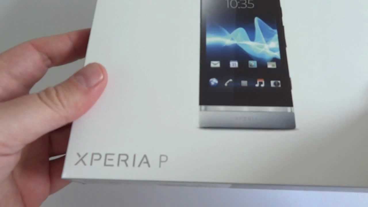 Sony XPERIA P - UNBOXING