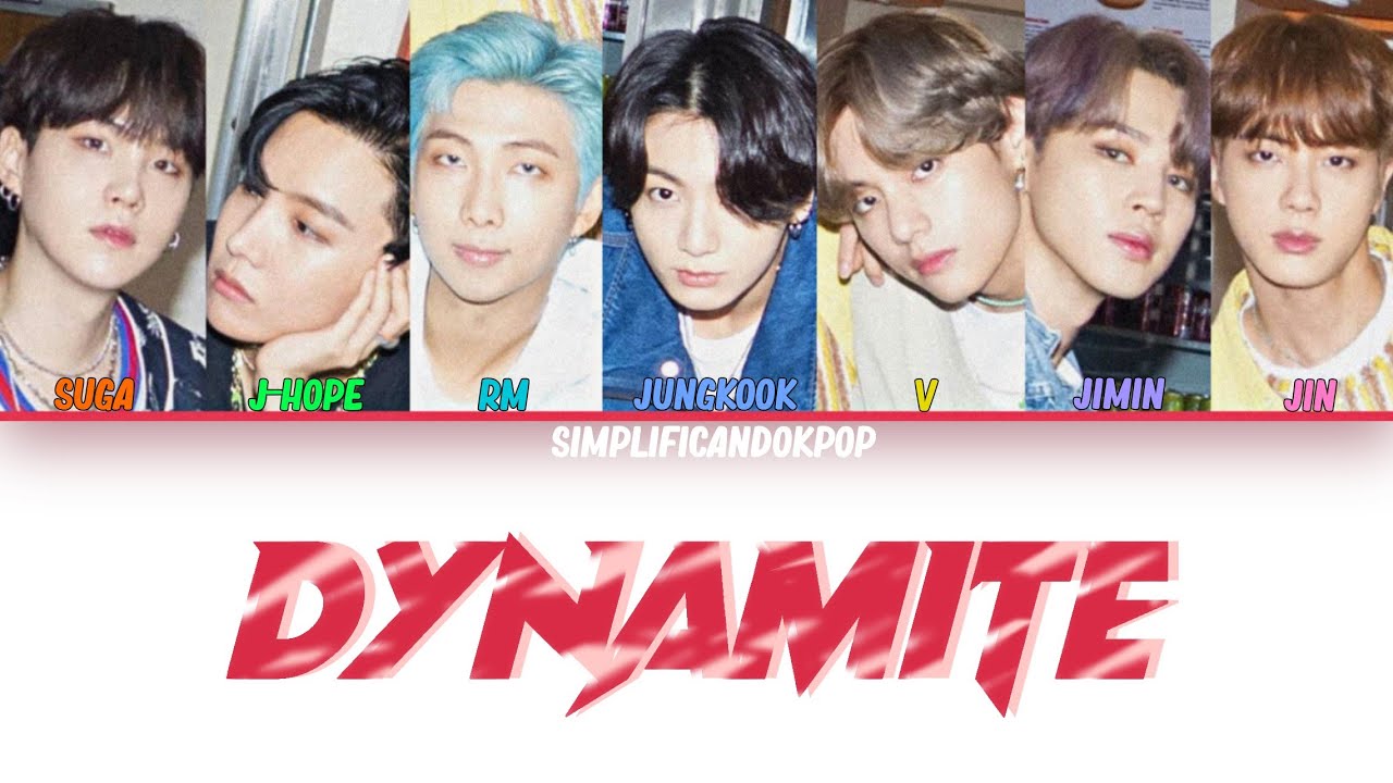 Como cantar: Dynamite - BTS (Letra simplificada/pronunciação)