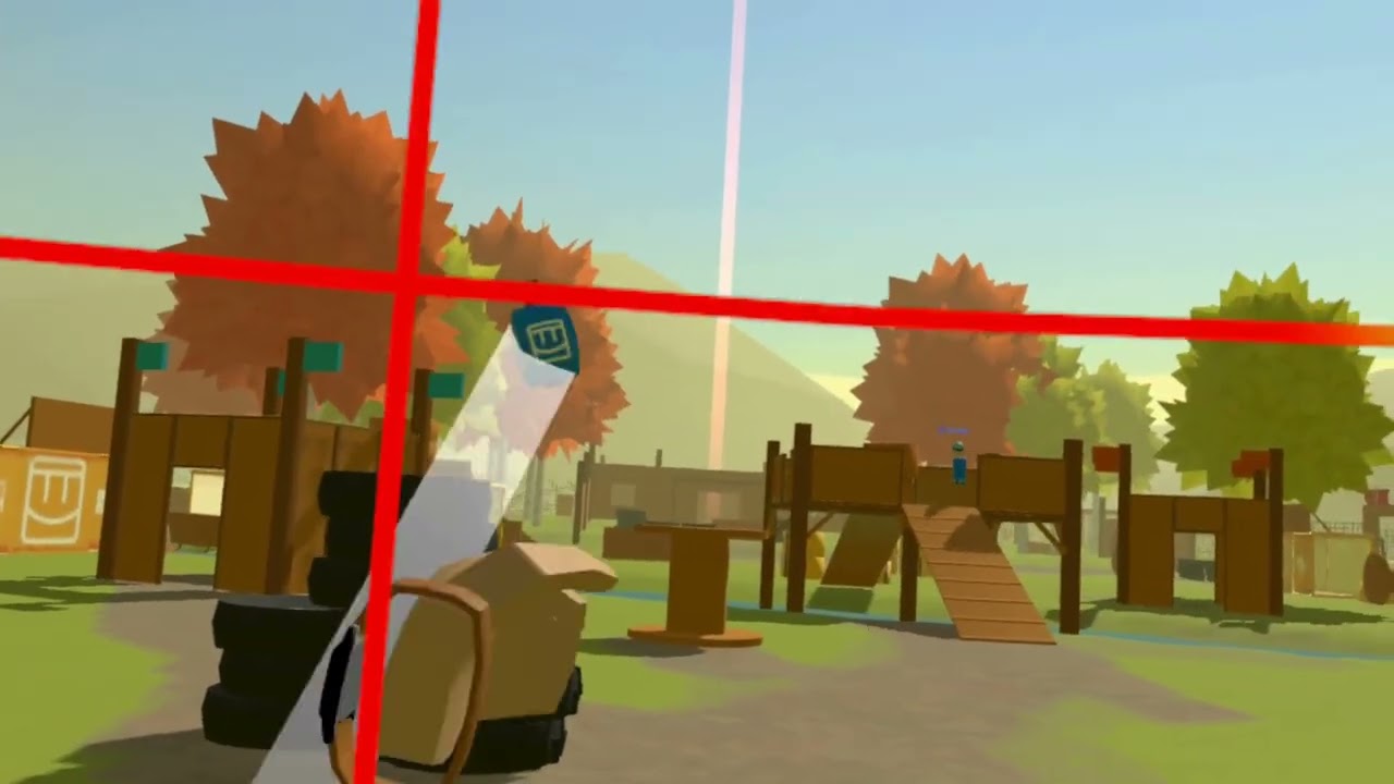 играю в пейнтбол в комнате отдыха, но могу только телепортироваться