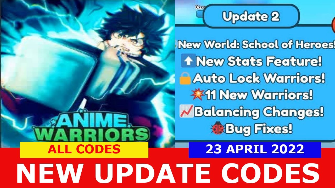 Anime Warriors Simulator 2 codes August 2023  Pocket Tactics