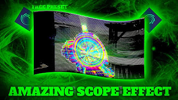 Amazing Scope Effect in Android & iOS 😍🥀 Pubg Bgmi Montage Montage Effect || Free Preset || zx764