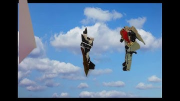 Transformers G1 Silverbolt vs. Ramjet Stop Motion Video